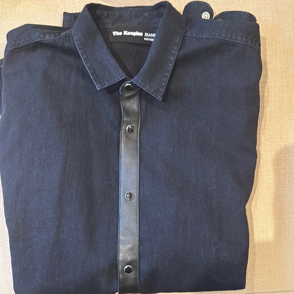 THE KOOPLES Men's Navy Shirt